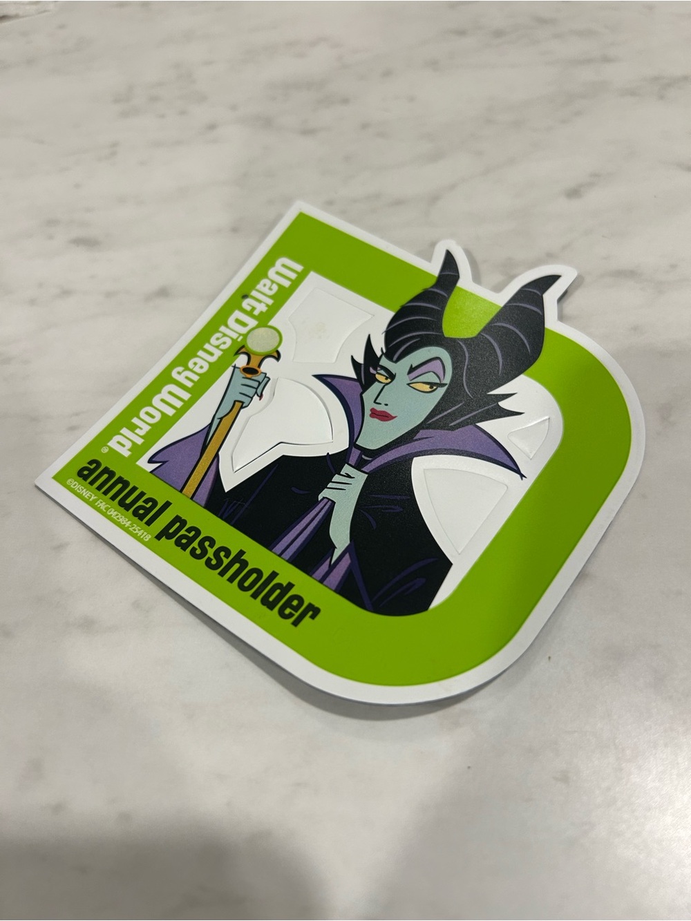 Disney Maleficent Green Annual Passholder Magnet